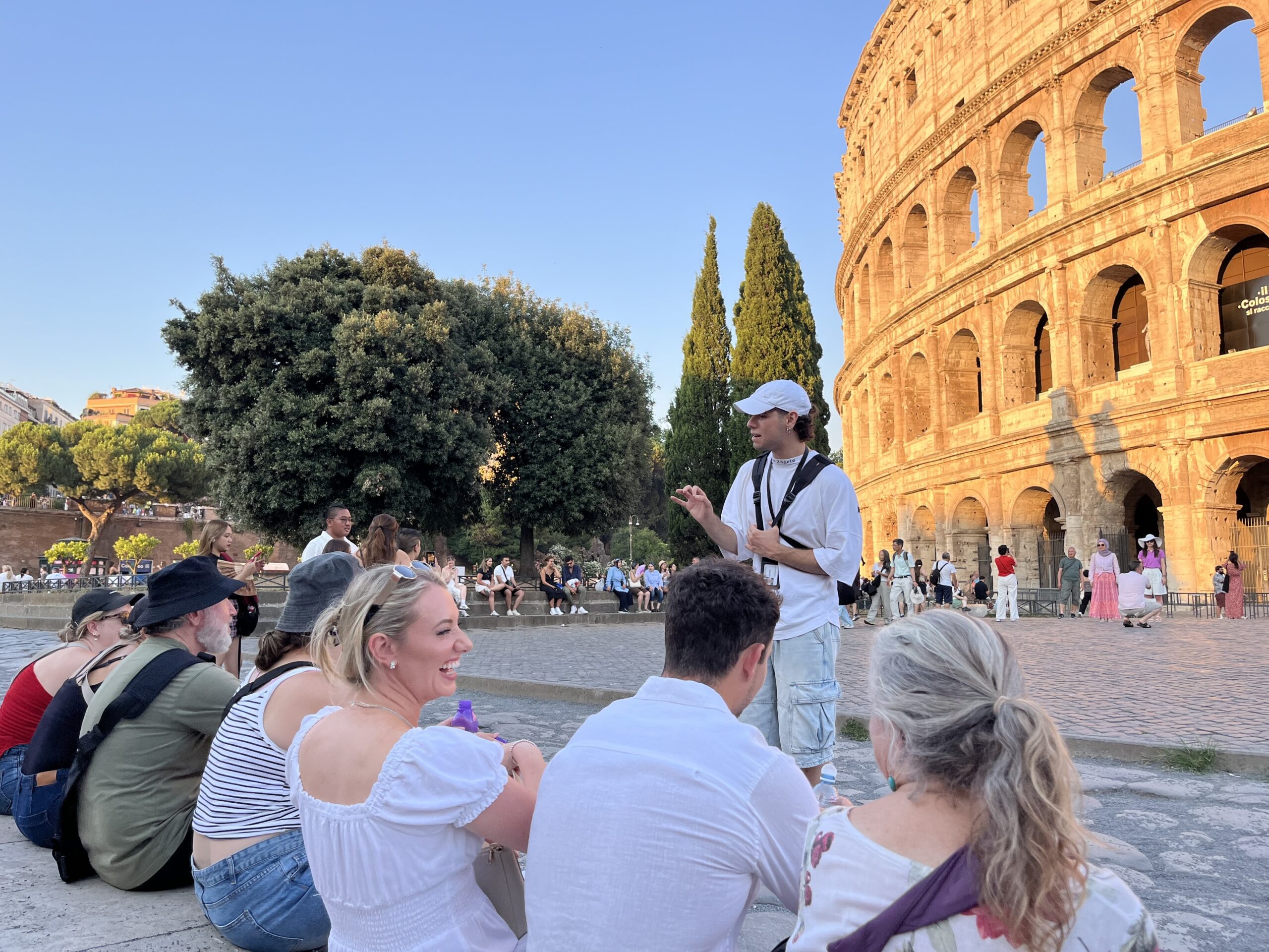 Colosseum And Ancient Rome by Night Free Walking Tour